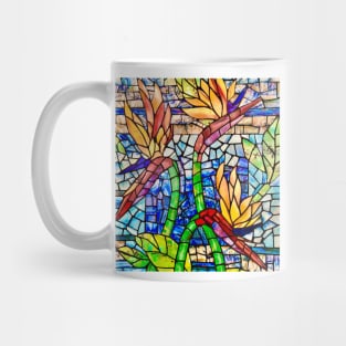 Birds of Paradise Mosaic Mug